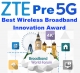 ZTE’s Pre5G massive MIMO wins ‘Best Wireless Broadband Innovation’ award