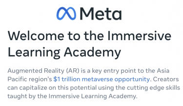 Meta запускает Immersive Learning Academy для обучения австралийских авторов дополненной реальности