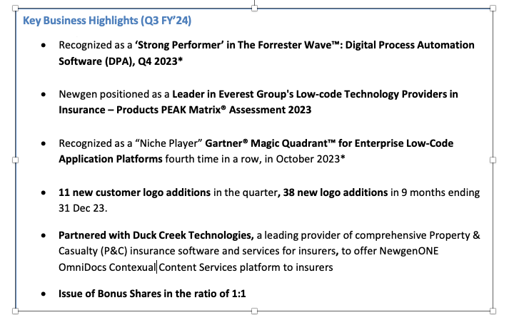 iTWire - Newgen maintained its strong momentum in Q1, with robust ...