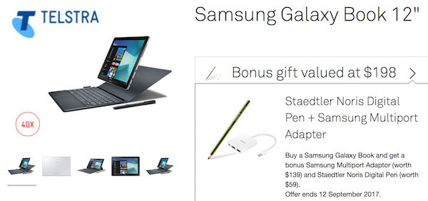 Itwire Telstra Samsung Galaxy Books With 2 Free Gifts Of