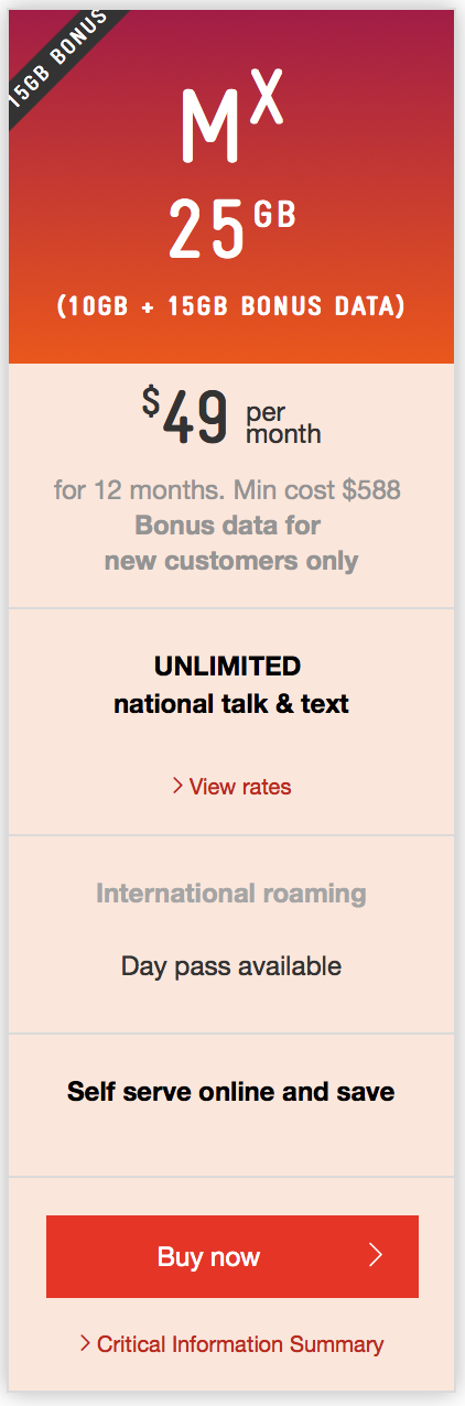 telstra $49 plan