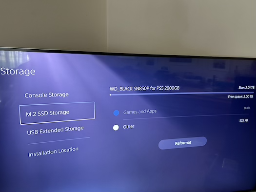 Nuevo almacenamiento PS5WD10