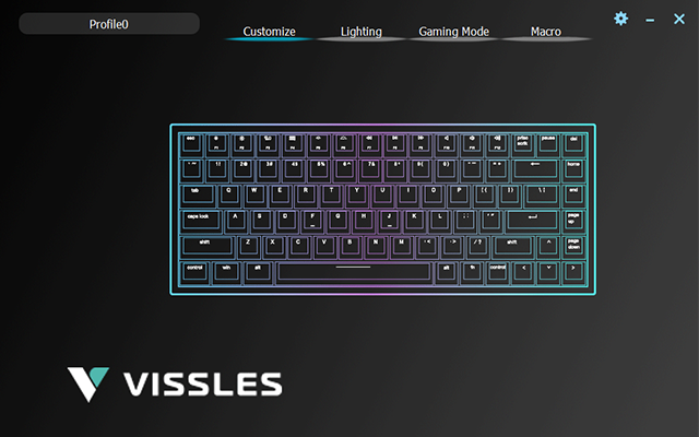 Vissles V84 hot swappable mechanical keyboard is programmable