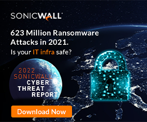 SonicWall ITWire CTR2022 homepage popup