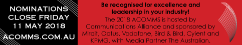 acomms 2018 itwire newsletter leaderboard ad noms close 483x90px