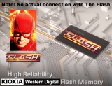 Flash memory actually has nothing to do with comic-book character &quot;The Flash&quot;