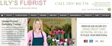 Image from the Fig &amp; Bloom website reads “Flower delivery to Bardon” and “Fig &amp; Bloom is a family-owned local florist in Bardon”