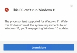 World-first petition calls on Microsoft to enable more CPUs to officially run Windows 11