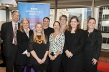 Neville Roach AO (far left), Chairman of TCS Australia and New Zealand Corporate Social Responsibility Advisory Committee with not-for-profit recipients