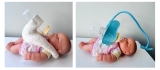 Baby bottle self-feeding devices