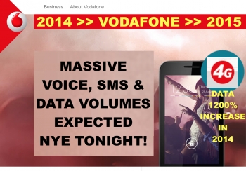 Vodafone expects massive demand on NYE 2014
