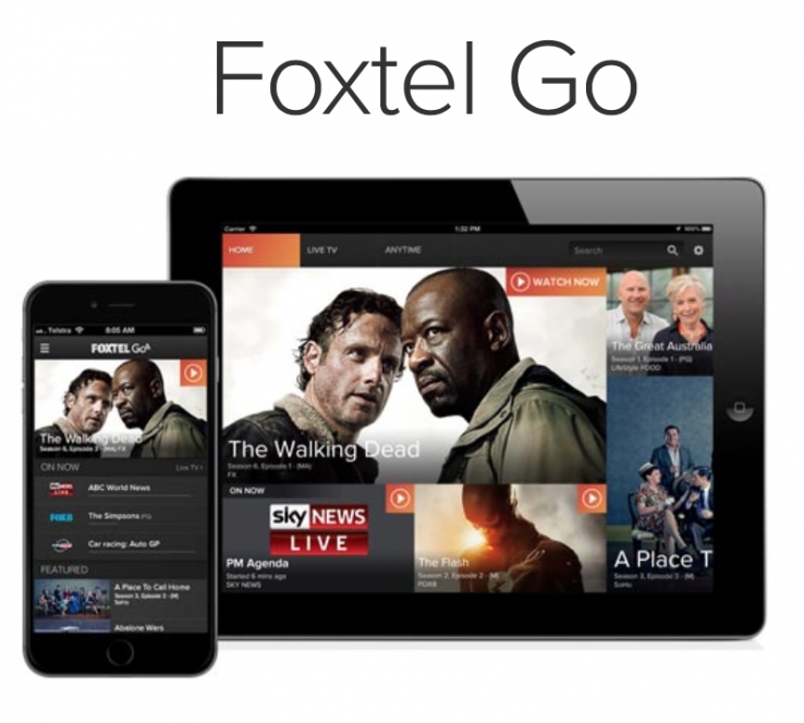 How to watch sale foxtel go on tv