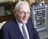 Dr John Goodenough in his lab in 2015.