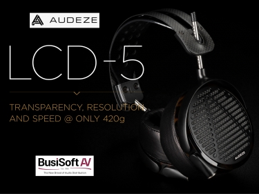 Audeze announces its new LCD-5 flagship reference headphones for the ultimate audio aficionado