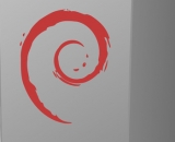 The logo of the Debian GNU/Linux project.