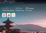 A screenshot of the Brave browser.