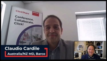 iTWireTV Interview: Barco A/NZ MD, Claudio Cardile, shares a fresh outlook for the post-Covid workplace