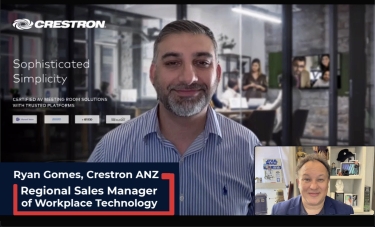 VIDEO Interview: Crestron&#039;s Ryan Gomes talks hybrid workplace tech in 2022 as &#039;post-COVID&#039; not yet a reality