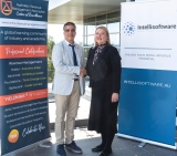 Hossein Bassam, Intellisoftware Founder and Melissa Kalan CEO of the Australian Revenue Management Association (ARMA) 