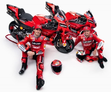 Lenovo sponsors Ducati MotoGP team