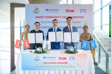 ZTE, True partner to deliver upgraded Wi-Fi for Wyndham Royal Lee Phuket