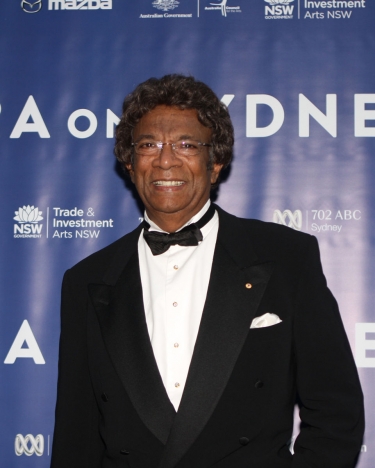 The much loved entertainer Kamahl
