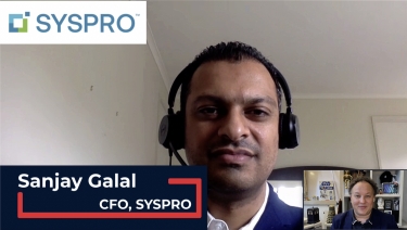 VIDEO Interview: Sanjay Galal, SYSPRO CFO, talks Industry 4.0, CFO challenges and modern manufacturing