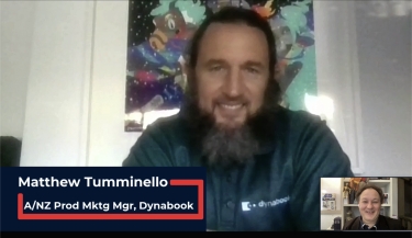 iTWireTV Interview: Dynabook's dynamic future is in sharp focus as Matthew Tumminello speaks