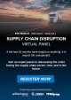 Experts discuss the supply chain crisis, Wednesday 9 March 2022 3pm