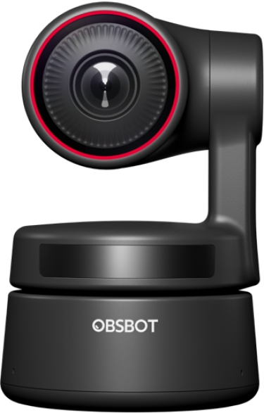 The AI-powered Obsbot Tiny 4K webcam keeps you looking good anywhere, anytime