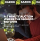 Kazoik - a new five minute auction for consumer and business tech products