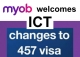 MYOB minds govt business and welcomes 457 visa changes, too