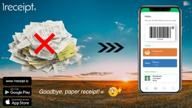 1receipt advocates paperless receipts to encourage businesses to operate more sustainably