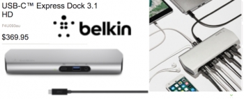 Belkin&#039;s USB-C 3.1 Express Dock HD connects 8 devices through single cable
