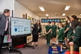 Students at Mitcham Primary School learning about the school&#039;s water usage