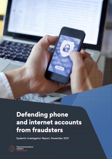 TIO report: Defending phone and internet accounts from fraudsters