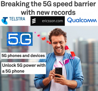 &#039;World first&#039;: 5Gbps download speed over 5G achieved by Telstra, Ericsson and Qualcomm