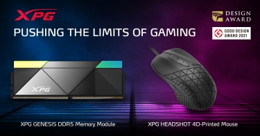 XPG Headshot gaming mouse and Genesis DDR5 RAM recognised for design excellence