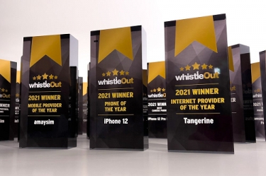 Tangerine Telecom and amaysim win Mobile and Internet Provider of the Year at the 2021 WhistleOut Awards; Apple bags Phone of the Year