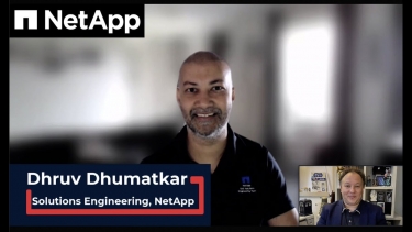 VIDEO Interview: Dhruv Dhumatkar explains why NetApp offers the best of hybrid cloud, and has it on tap!