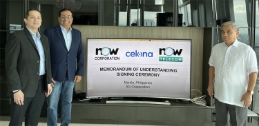 Now Telecom strikes deal with Celona to deliver 5G in the Philippines