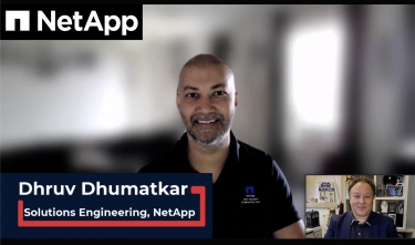 VIDEO Interview: Dhruv Dhumatkar explains why NetApp offers the best of hybrid cloud, and has it on tap!