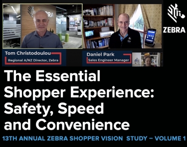 VIDEO Interview: Key retail post-COVID insights revealed by Zebra's 2021 shopper study; March 17 Webinar Invite