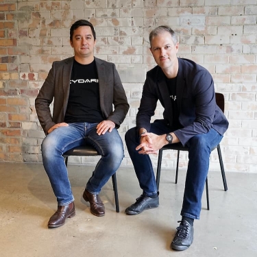 Cydarm co-founders Ben Waters (L) and Vaughan Shanks (R)