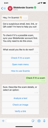 How to verify scams using WhatsApp