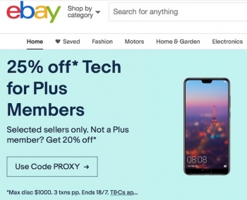 Price Wars: eBay Plus strikes back against Amazon with 25% top tech deals until 18 July