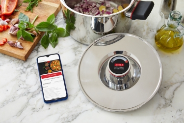 Zega smart cookware does the cooking for you without gas, electricity, or risk of burning