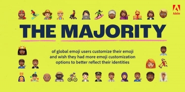 Adobe report highlights desire for more diverse and inclusive emojis