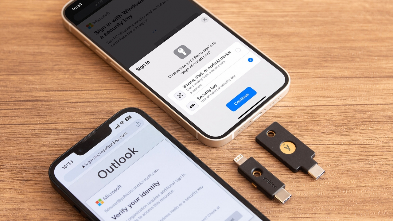 Certificate-based authentication with YubiKeys on iOS and Android