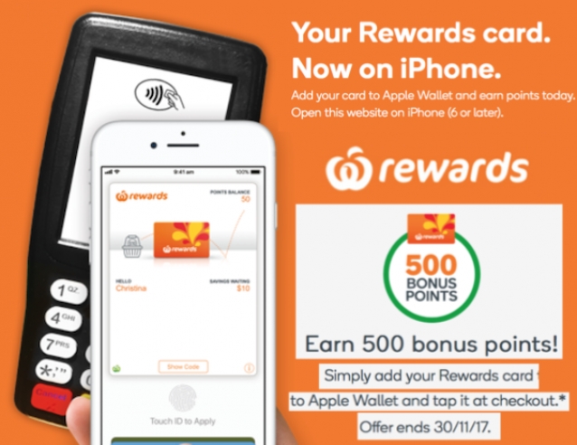 Itwire Iphone And Watch Users Rewarded With Wallet Based Woolworths Rewards App